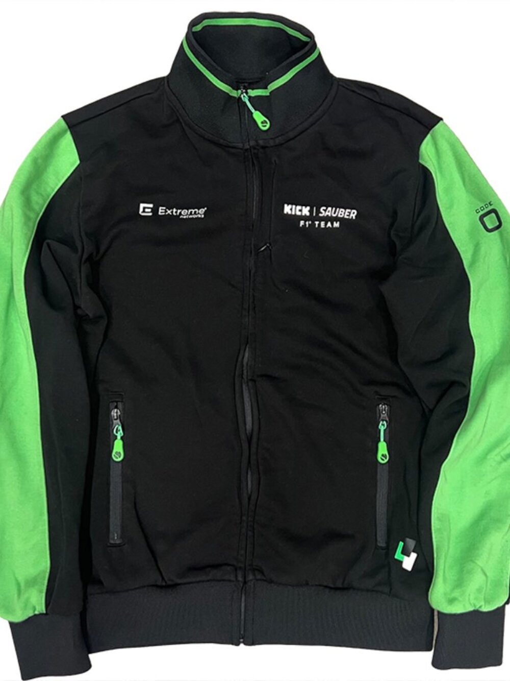 Kick Sauber F1 Team Mens Medium Code 0 Track Jacket Formula 1 Racing Full Zip M